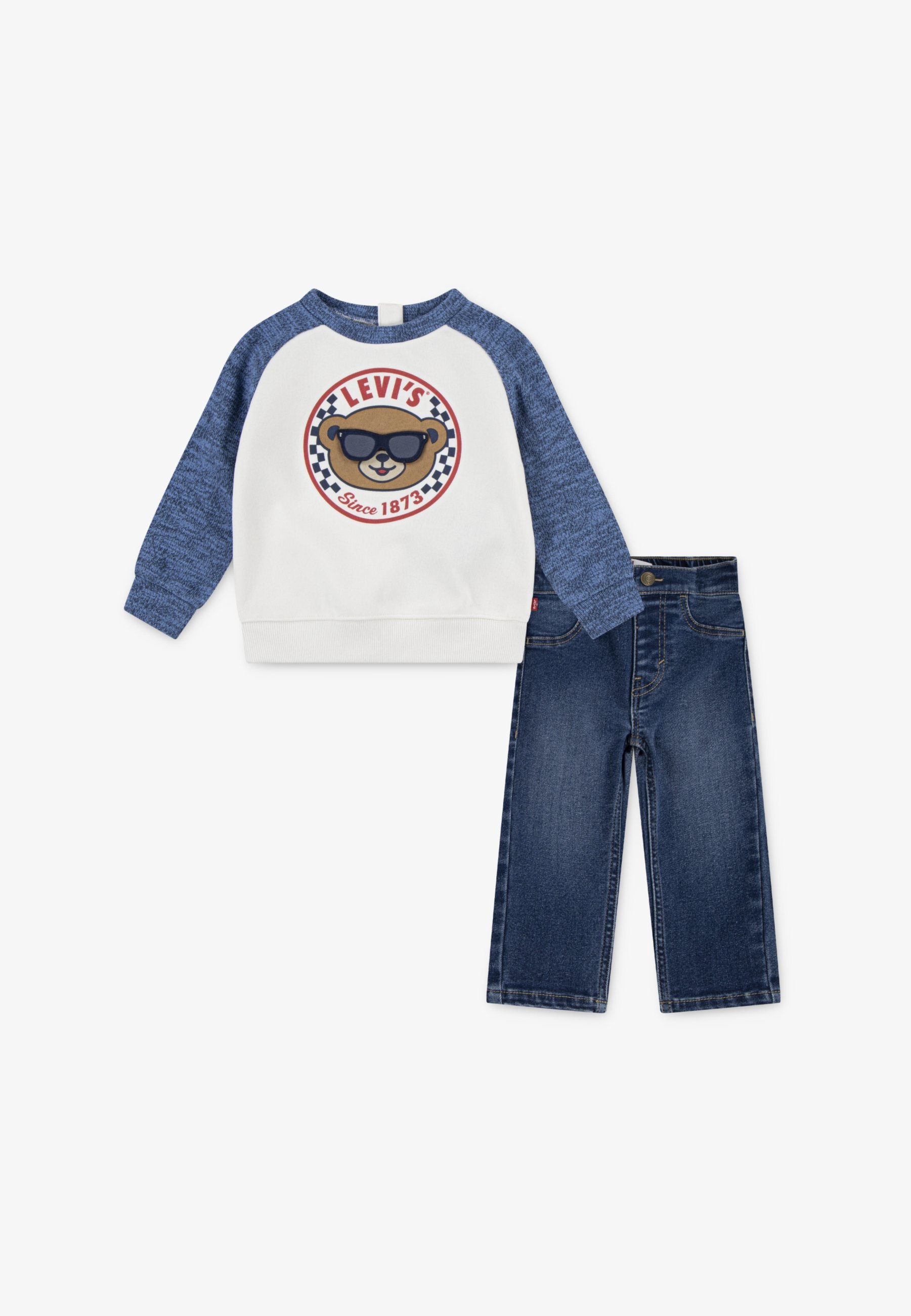 Levi's® SNIT MOTO CREW SET - Felpa - Big Dipper