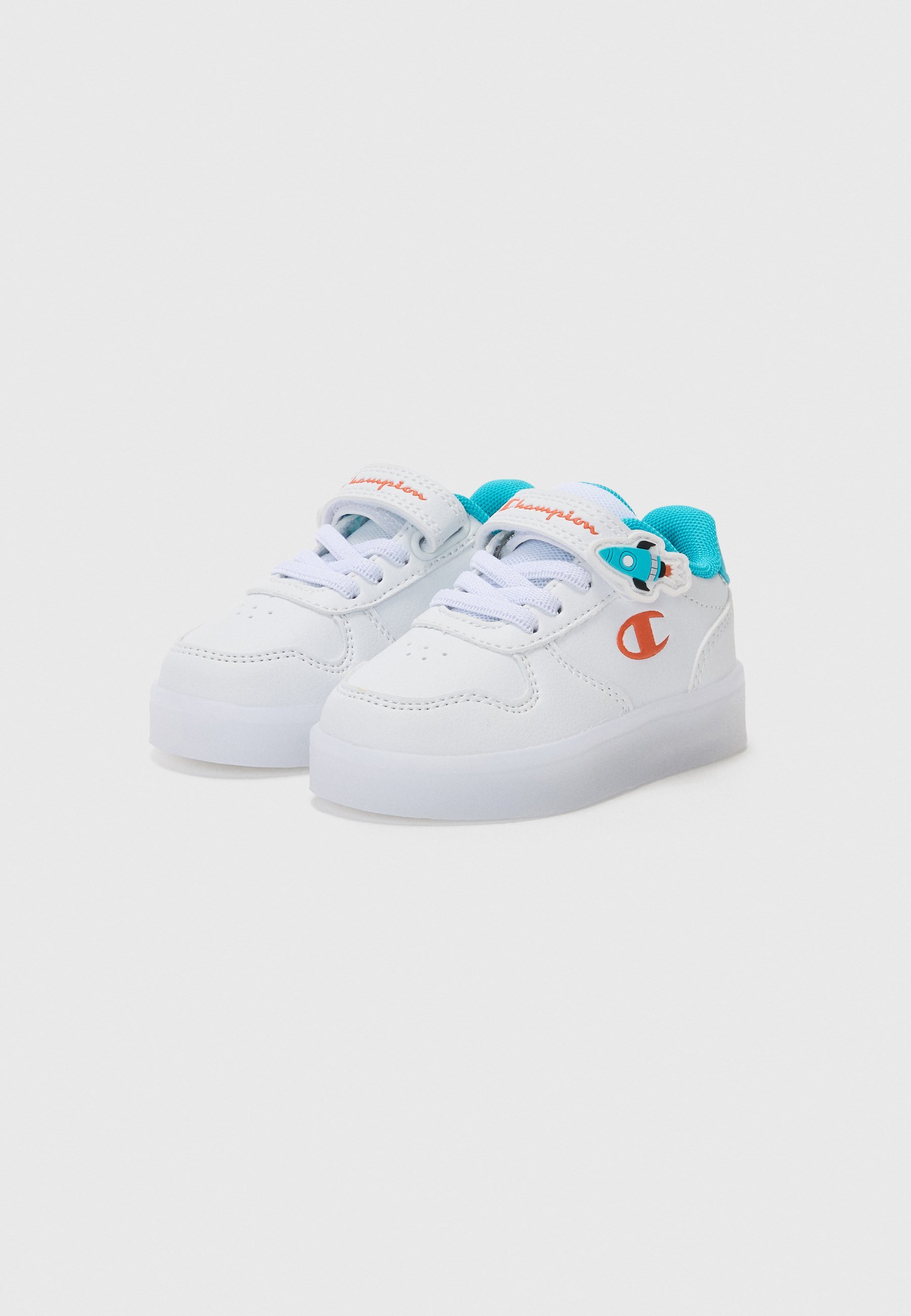Champion UNISEX - Baskets - blanc cassé/bleu