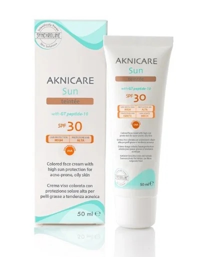 AKNICARE Aknicare Sun Teintee SPF30 50 ml Getinte zonnebrandcrème