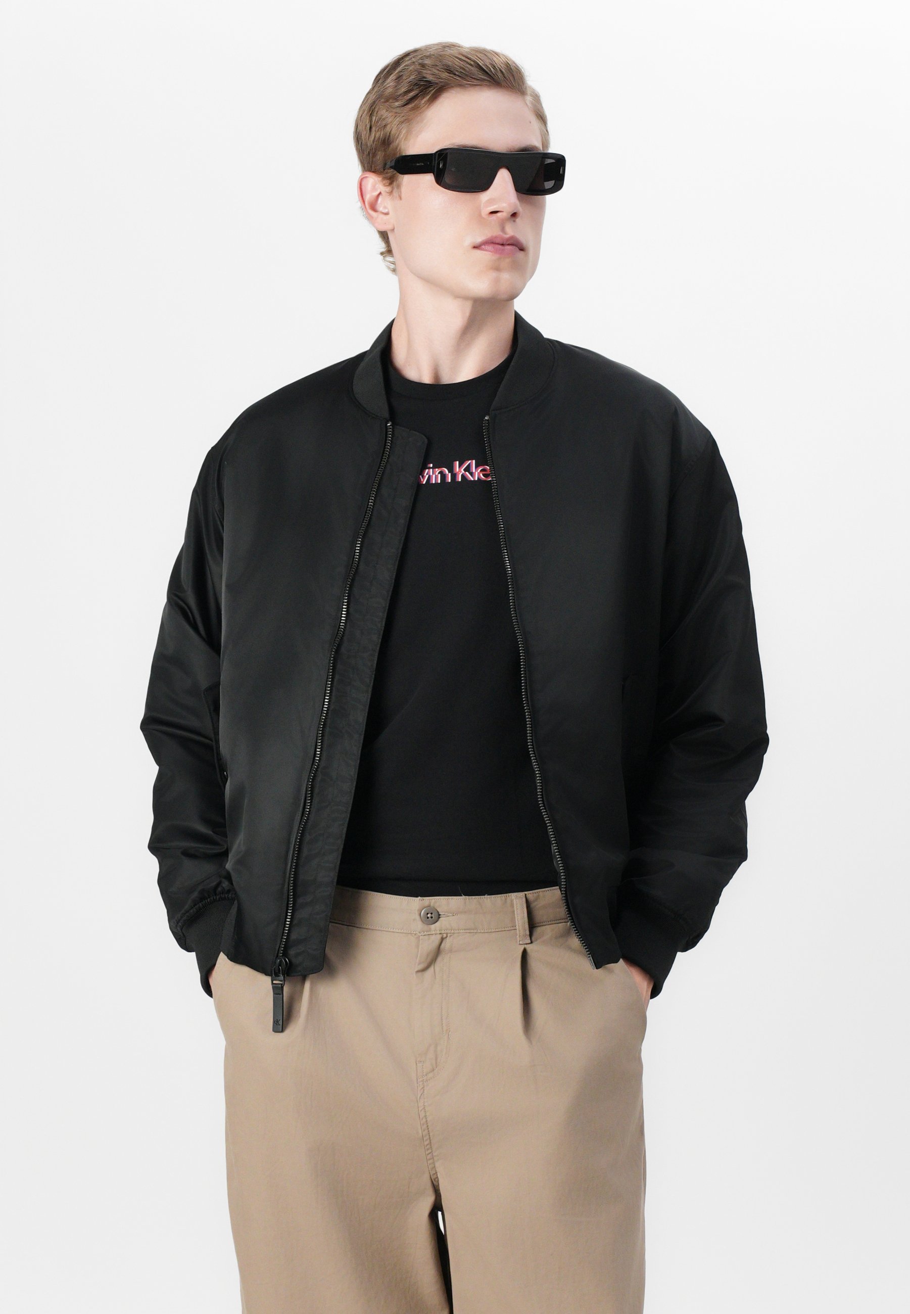 Calvin Klein Jeans bomberjack - zwart