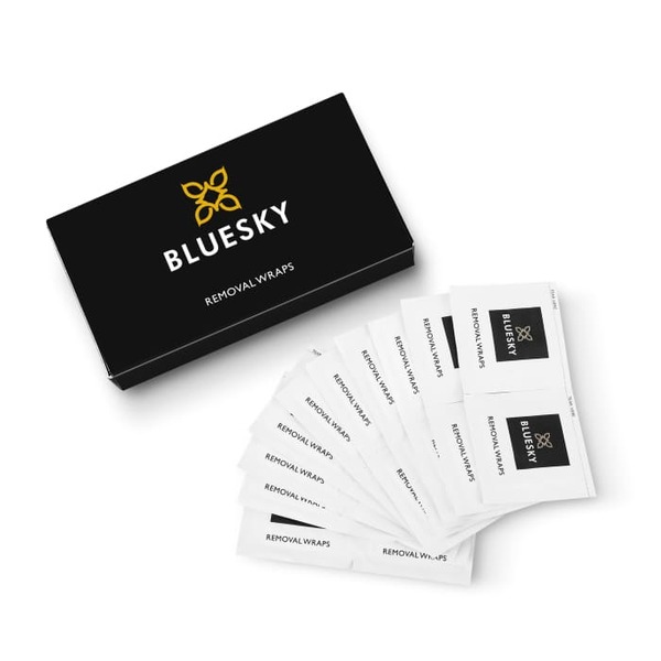 Odstraňovače gelových laků Bluesky s acetonem - 20 ks