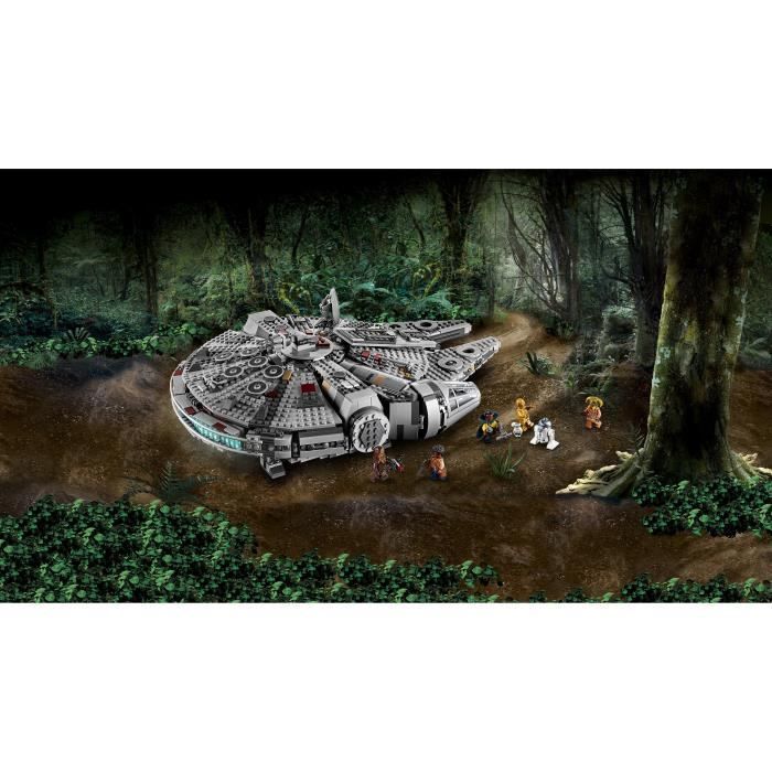 LEGO® Star Wars 75257 Millennium Falcon, set di costruzioni con minifigure