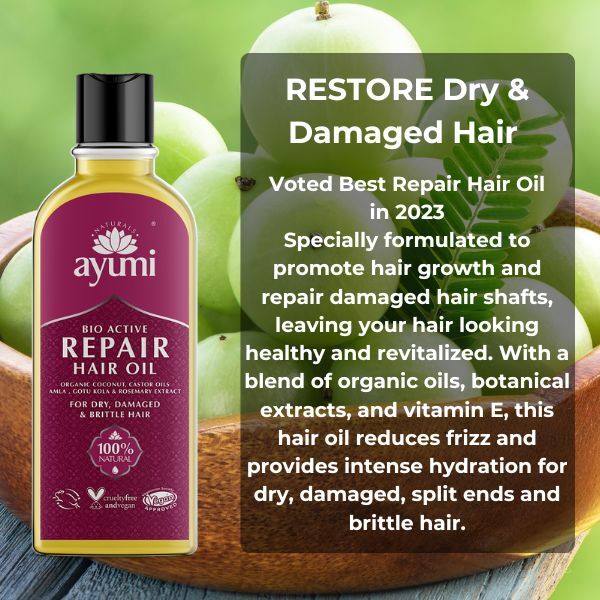 Trattamento per capelli Ayumi Naturals Bio-Active Repair Oil 150ml