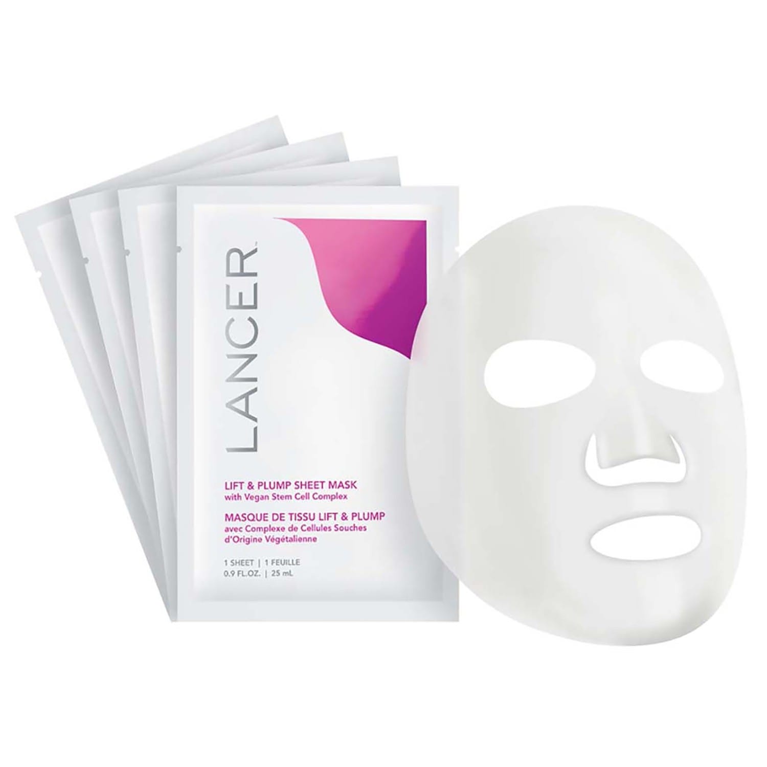 Masque en tissu Lancer Lift & Plump - Unité - 1 pièce.