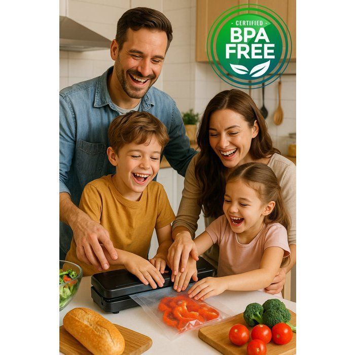 Sacs sous vide gaufrés COMBO MAISON, à usage alimentaire pour tout type d'appareil de mise sous vide