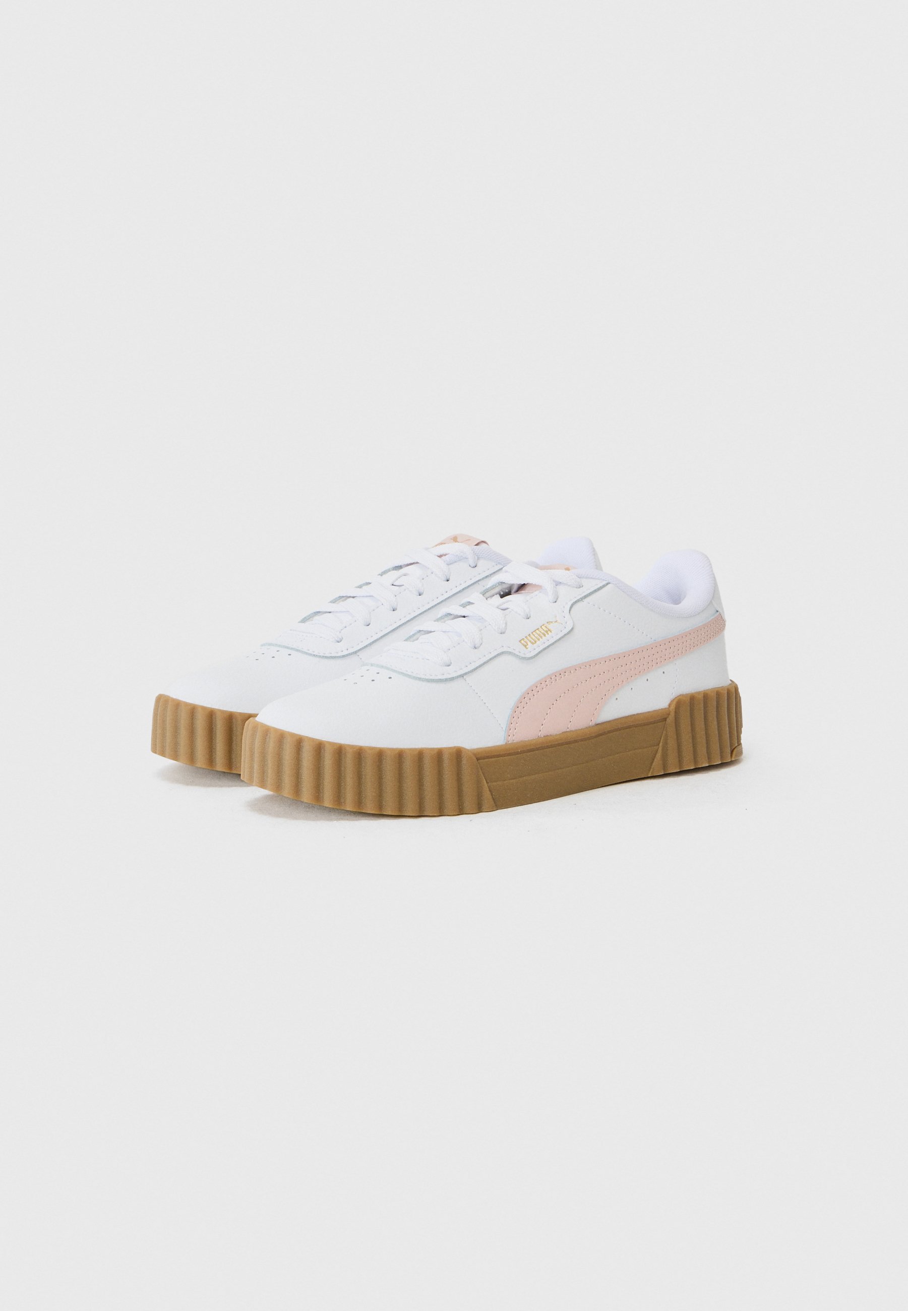 Puma CARINA - Scarpine per neonati - bianco/malva nebbia