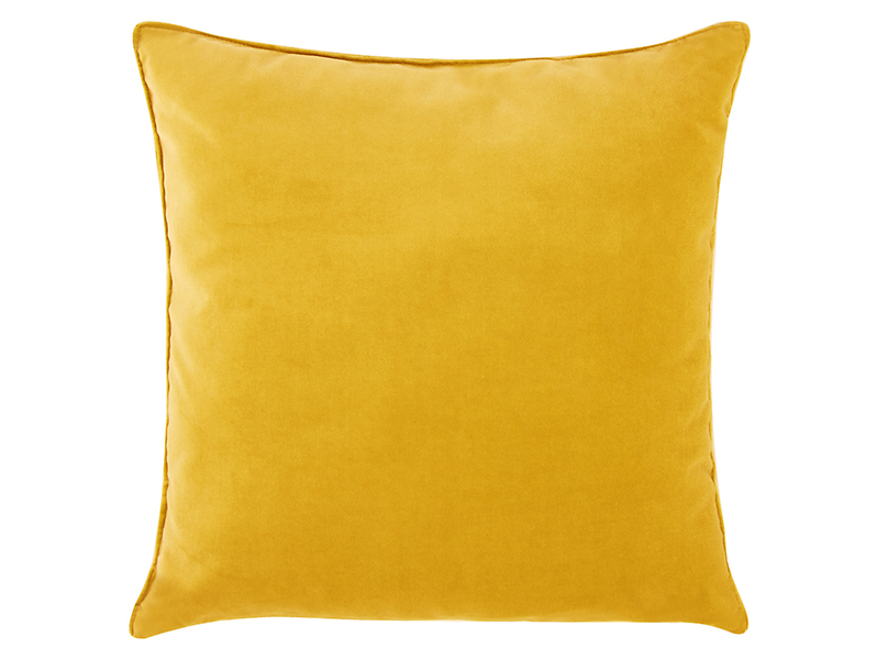 Poduszka dekoracyjna Velvet 45x45 cm żółta