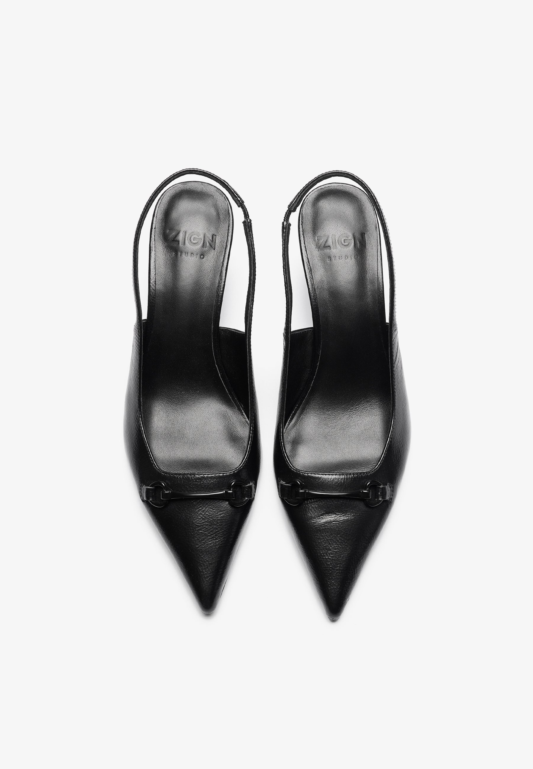 Zign Studio LEATHER - Sapatos de salto clássico - preto