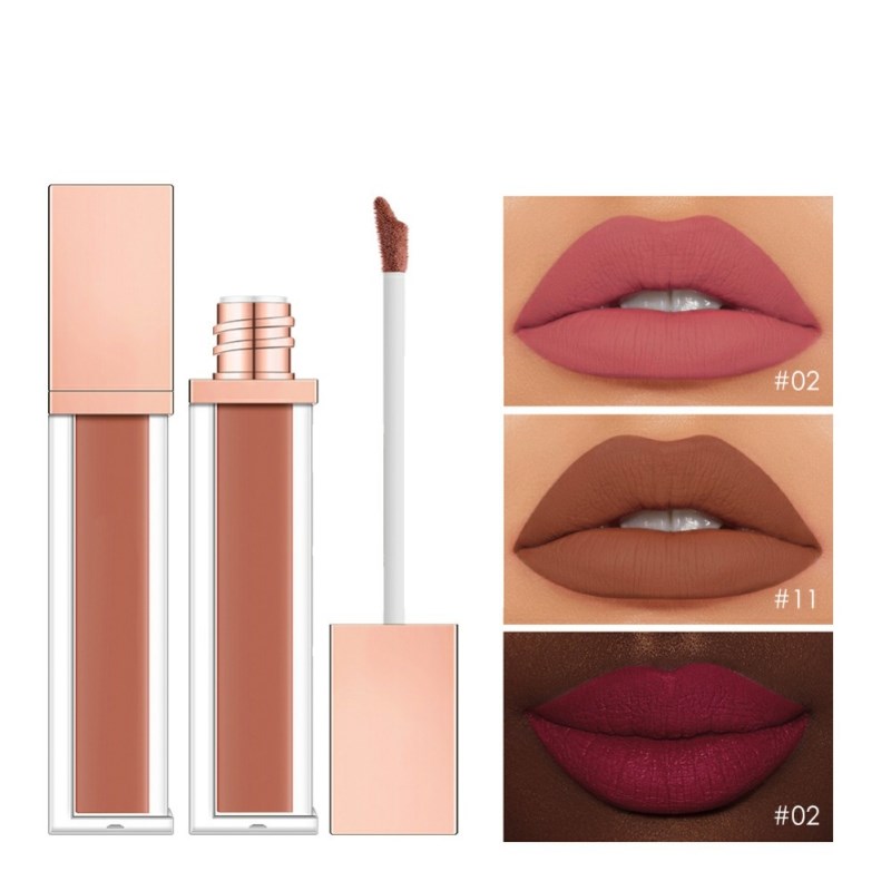 Rouge à lèvres liquide mat velours, 12 couleurs, gloss longue tenue waterproof, maquillage des lèvres, teinte à lèvres, cosmétiques pour femmes TSLM1