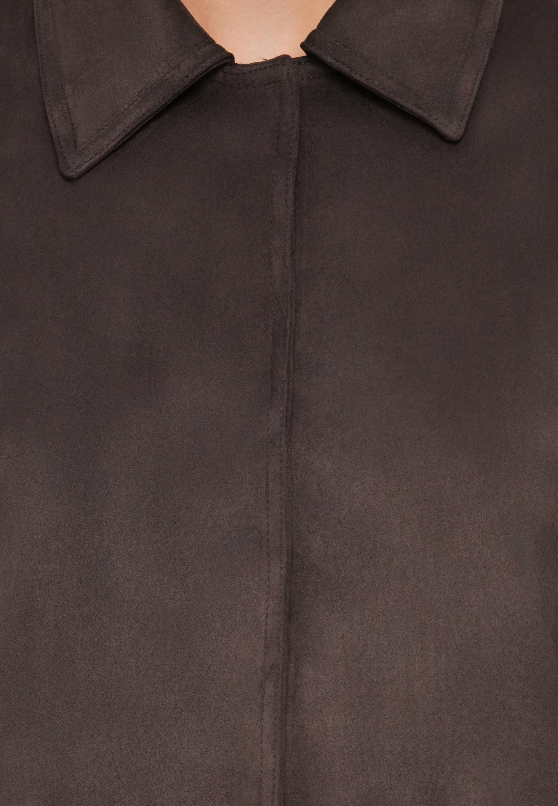 Object OBJALLIE JACKET - Kunstleren jas - zeehondenbruin