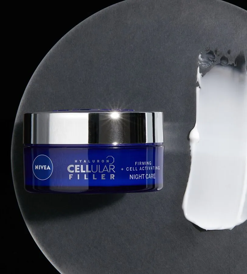 Nivea Hyaluron Cellular Filler Widoczne Ujędrnienie Przeciwzmarszczkowy krem na noc