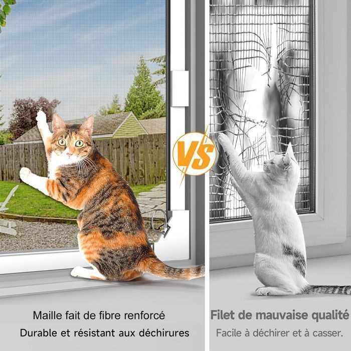 2 mosquiteras para ventana de 130x150cm, color gris, desmontables con tira adhesiva, de fácil instalación, diseñadas para ventanas.