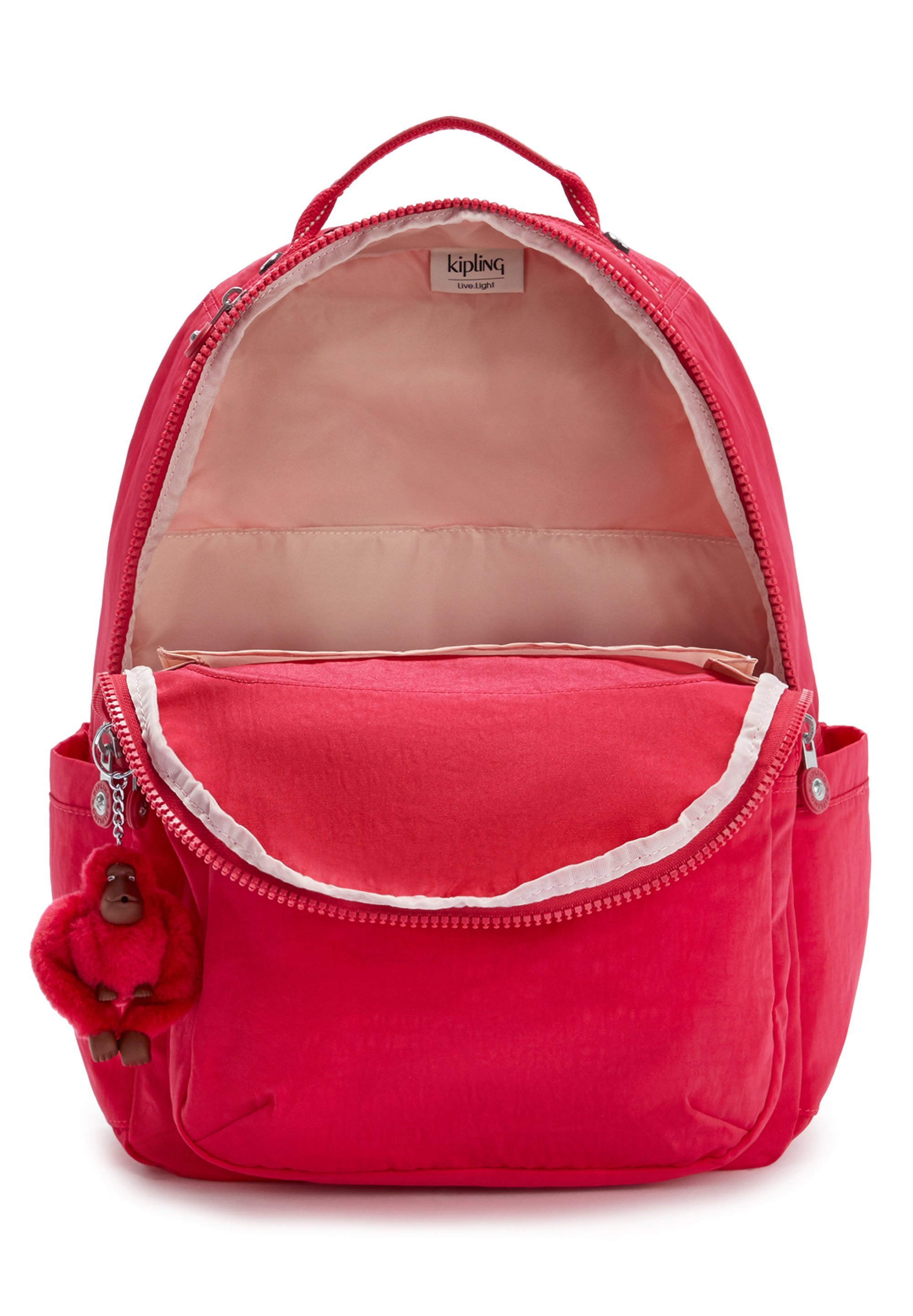 Kipling BACK TO SEOUL LAPTOPFACH - Schooltas - echt roze
