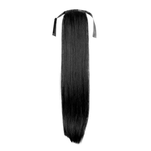 „Fashiongirl Extensions“ prisegami plaukai su uodegos uodega, Nr. 1, juodi - tiesūs - Nr. 1, juoda