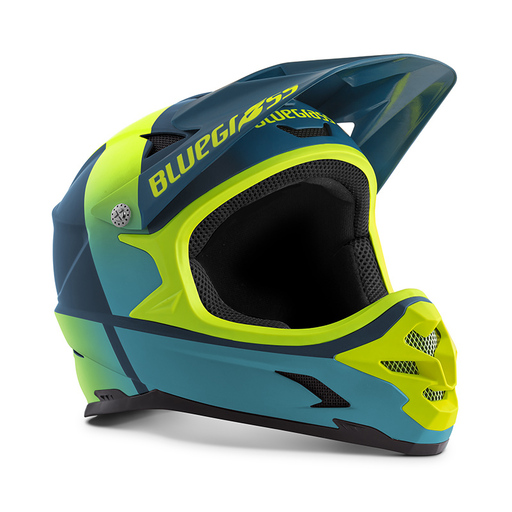 Casco Bluegrass Intox Azul/amarillo Fluor Mate 52-54