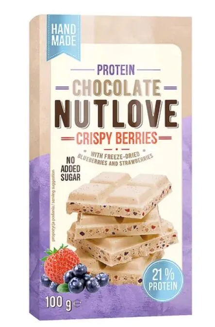 Allnutrition Nutlove Crispy Berries - Protein Chocolate 100 g