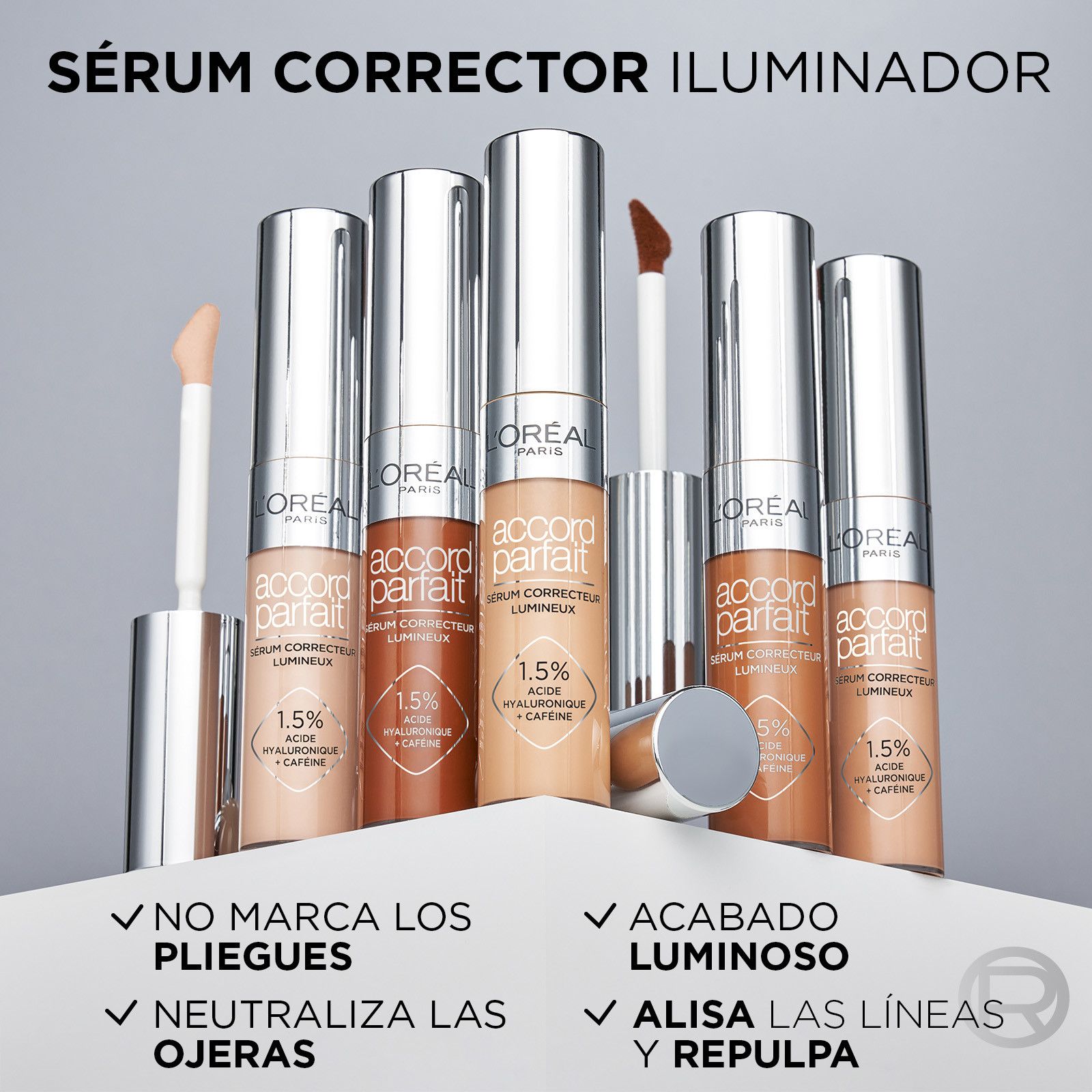 Accord Parfait осветљујући корективни серум Шминка за лице и тен