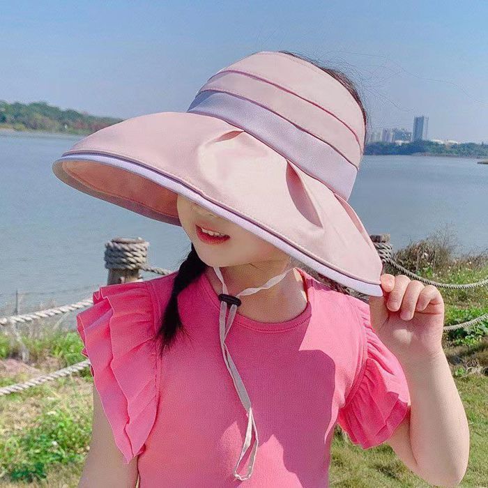 Conjunto de sombrero para niñas FUNMOON: Sombrero de paja + Bolso bonito para viajes al aire libre, playa y chanclas Panamá con girasoles - 336131