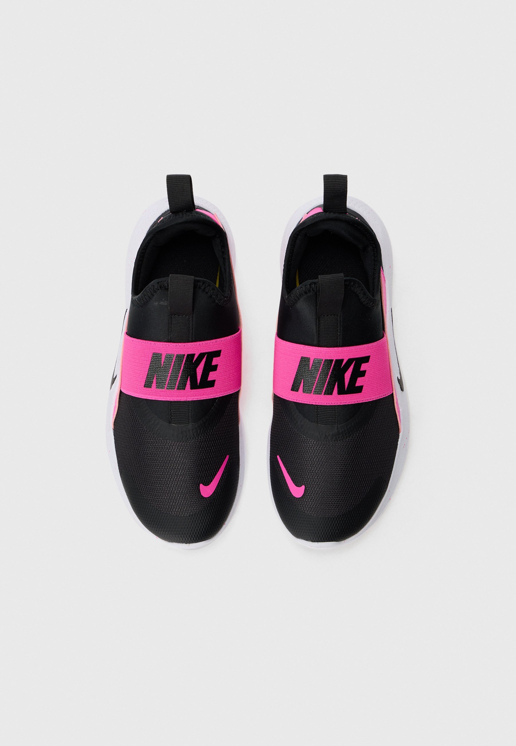 Nike Performance FLEX RUNNER 4 UNISEX - Hardloopschoenen voor op de weg - laser fuchsia/zwart/wit