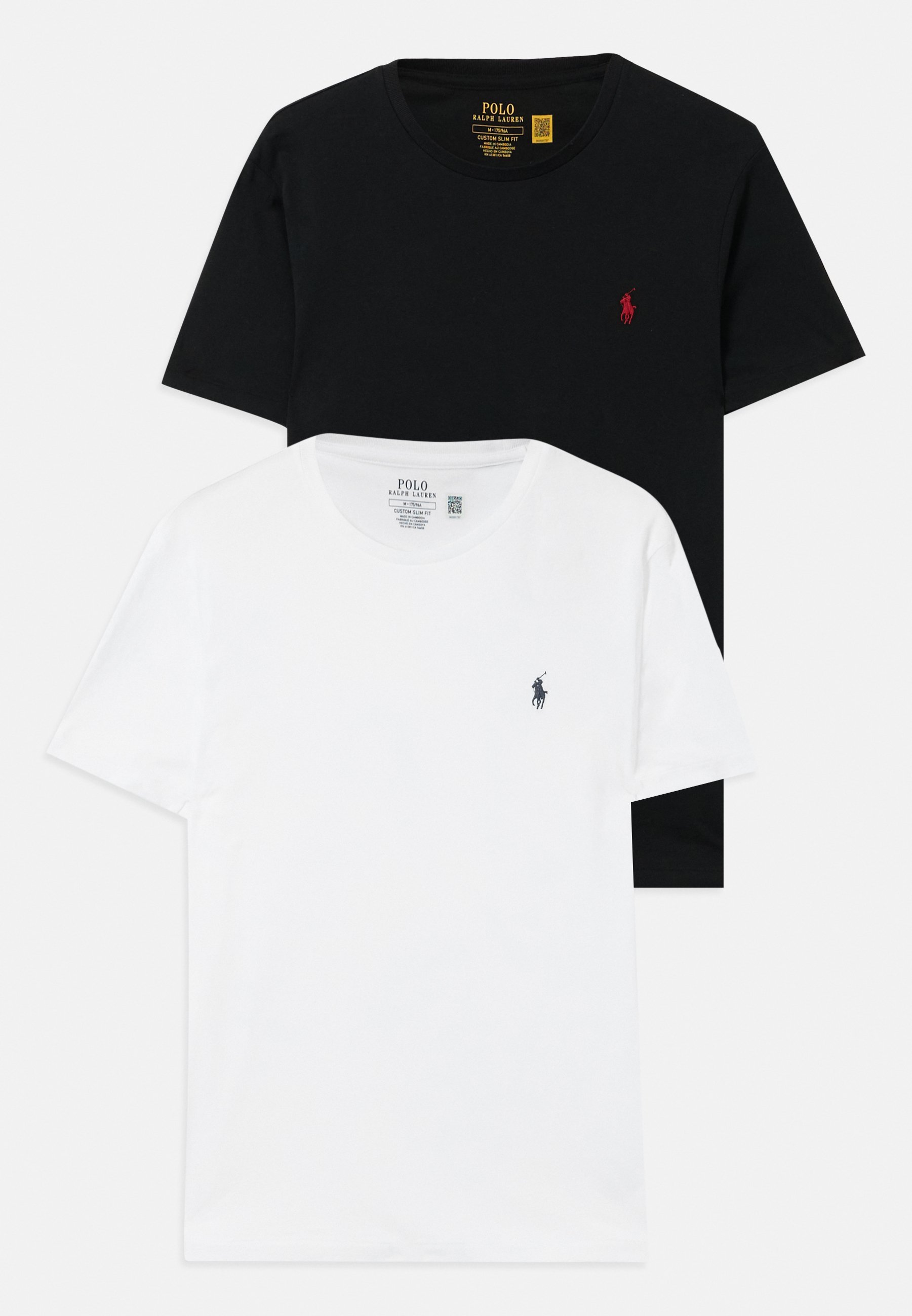 Polo Ralph Lauren GIFT BOX 2 PACK - T-skjorte - black/white