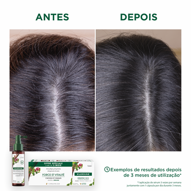 Klorane Keratinkapsler Styrke og Vitalitet Hår og Negler Oral Keratin Anti-Hårtap Kapsler 30 kapsler