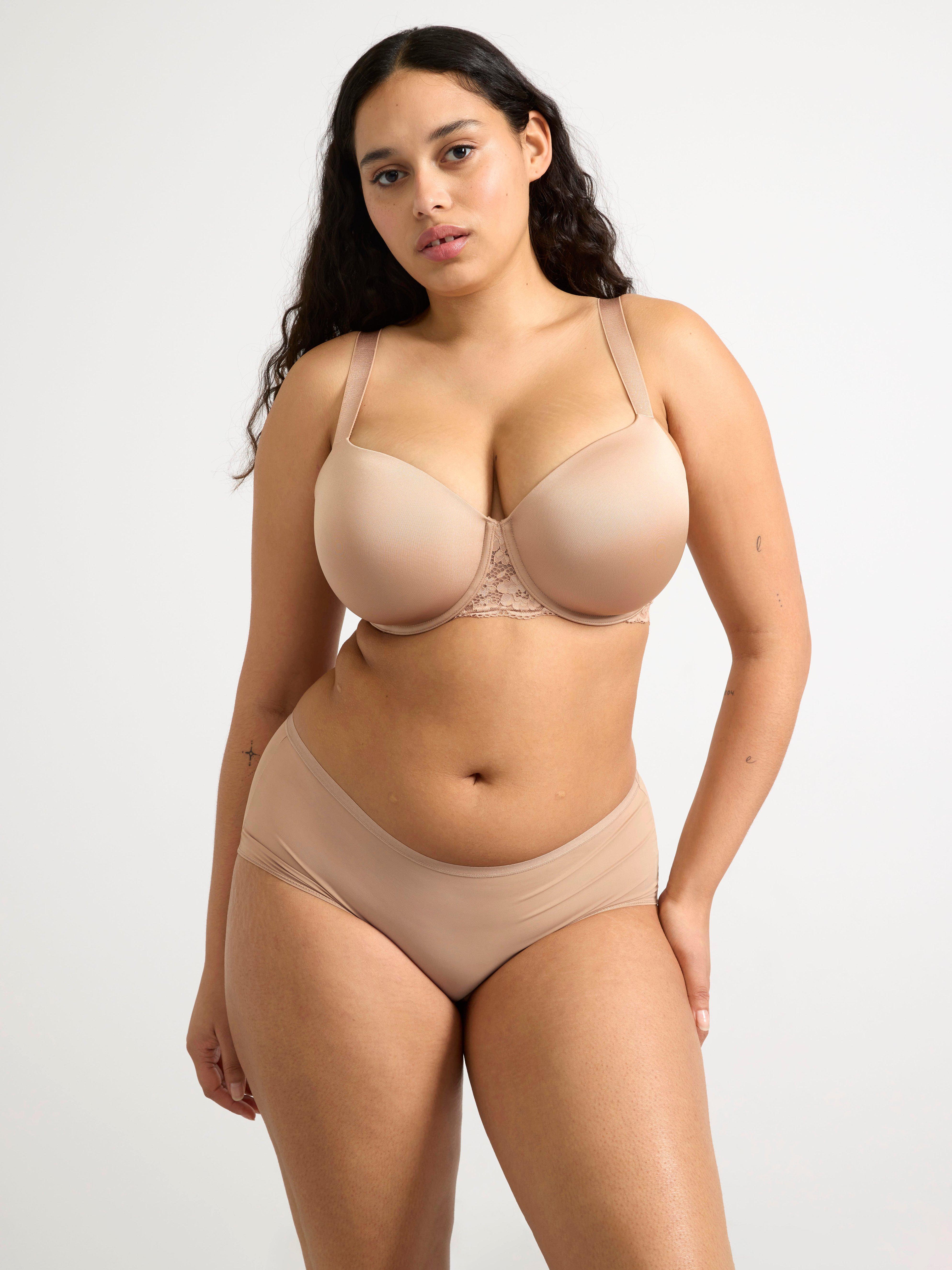 Vejde t-skjorte-bh Beige