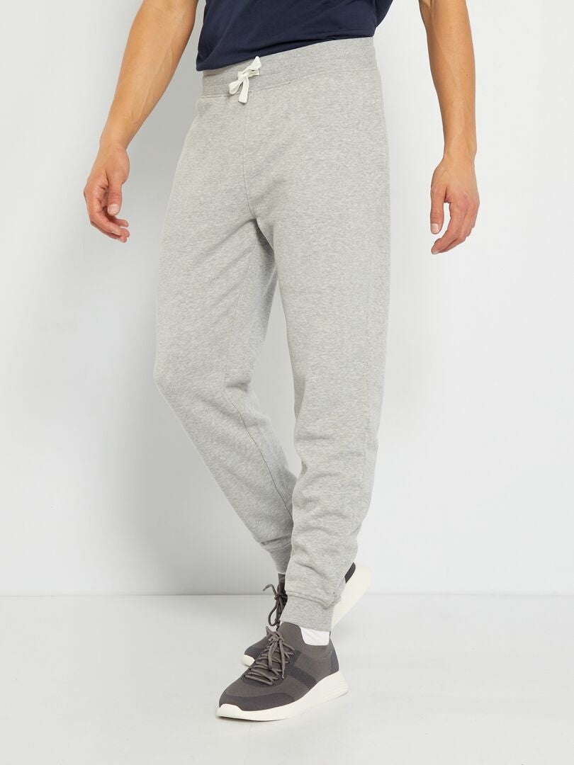 Fleece joggingbroek - GRIJS