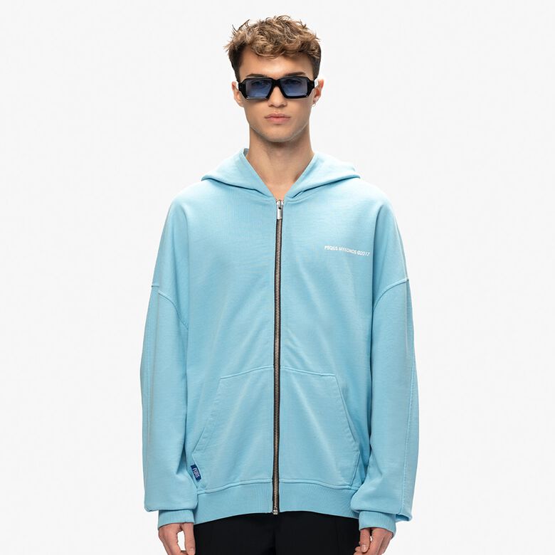 Mykonos Flaggen-Kapuzenjacke mit Reißverschluss