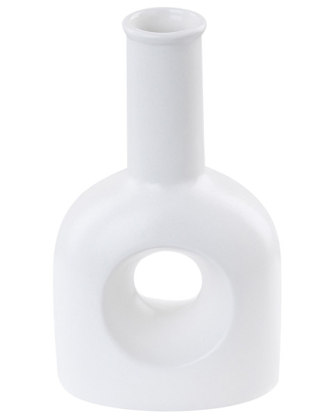 Ceramiczny wazon dekoracyjny biały
