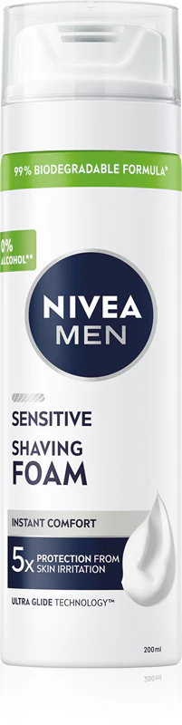 Піна для гоління NIVEA MEN Sensitive для чоловіків