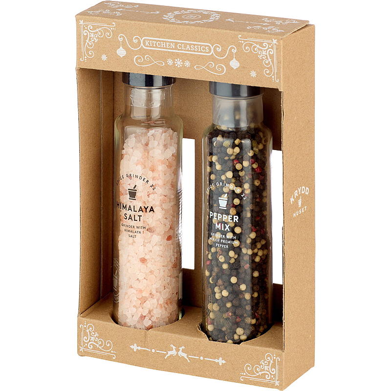 Kryddhuset Gavesett Himalayasalt og pepper med kvern