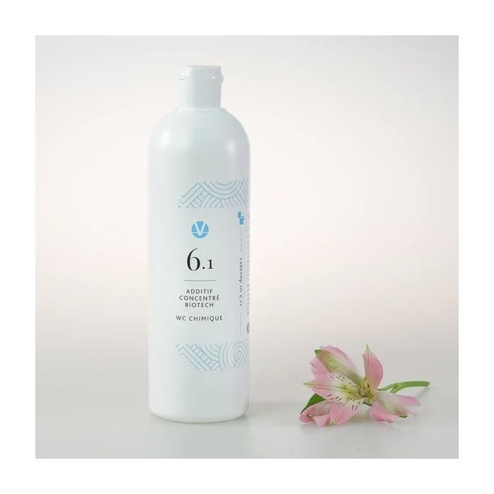 Aditivo enzimático para inodoros químicos - 500 ml - 25 a 50 usos - Biotecnología enzimática