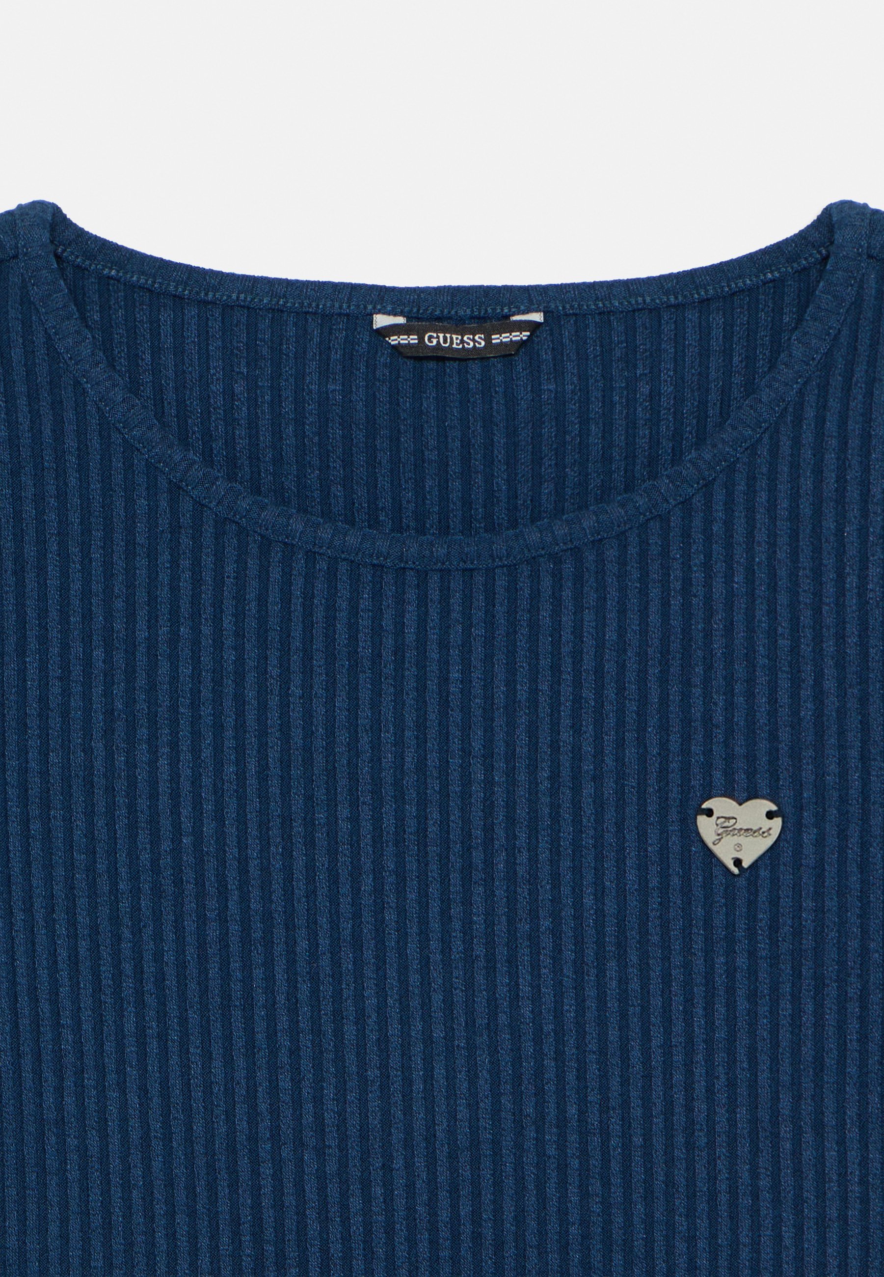 Guess geplooide jurk - dagjurk - geheimblauw
