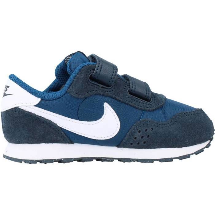 Zapato - NIKE - Md Valiant - Azul - Con cordones - Niño - Plano