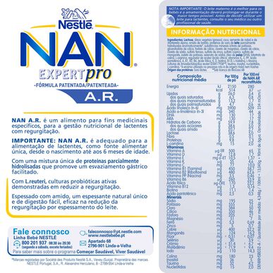 Kojenecké mléko Nan AR 800g 800g