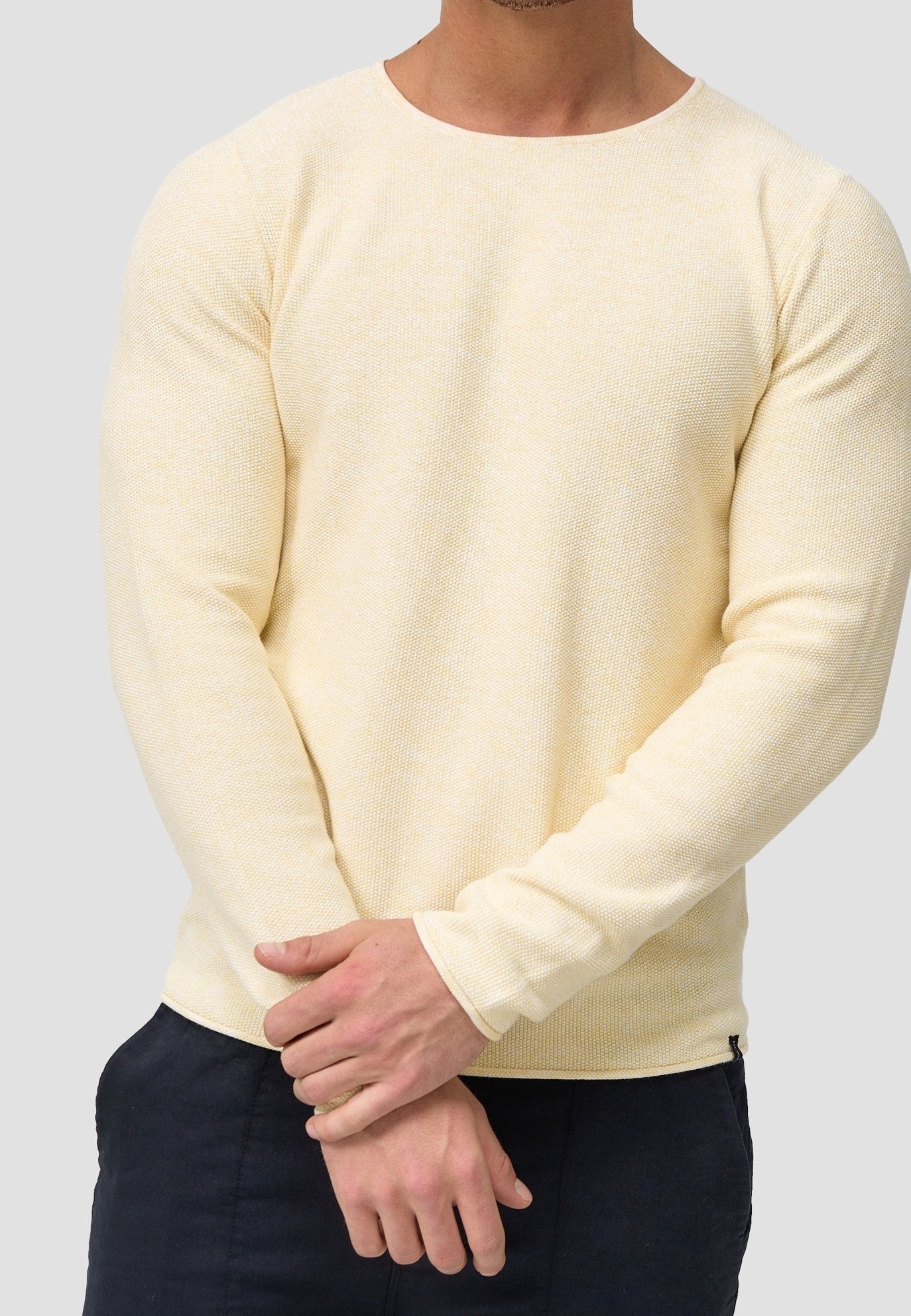 Maglione INDICODE JEANS - giallo screziato