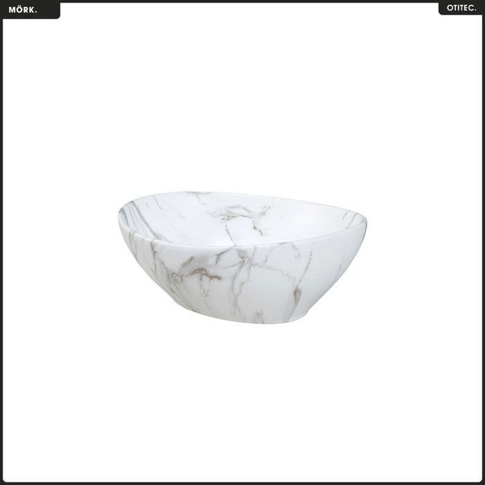 Ensemble de meubles sous vasque - OTITEC - 120 cm - 2 vasques - Colonne incluse - Chêne Casella - Noir mat - Bois/MDF