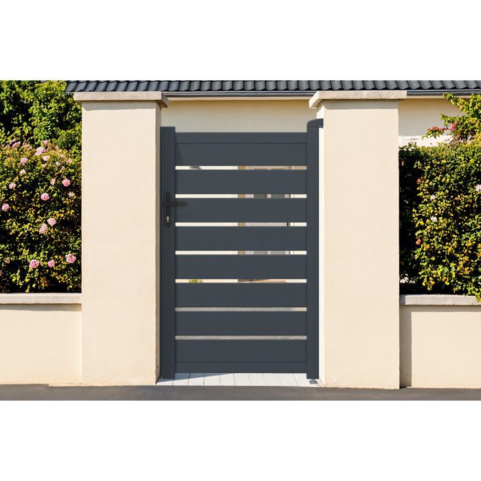 Portillon - Casanoov - VOGEL - 1m H.161cm - Gris - Aluminium