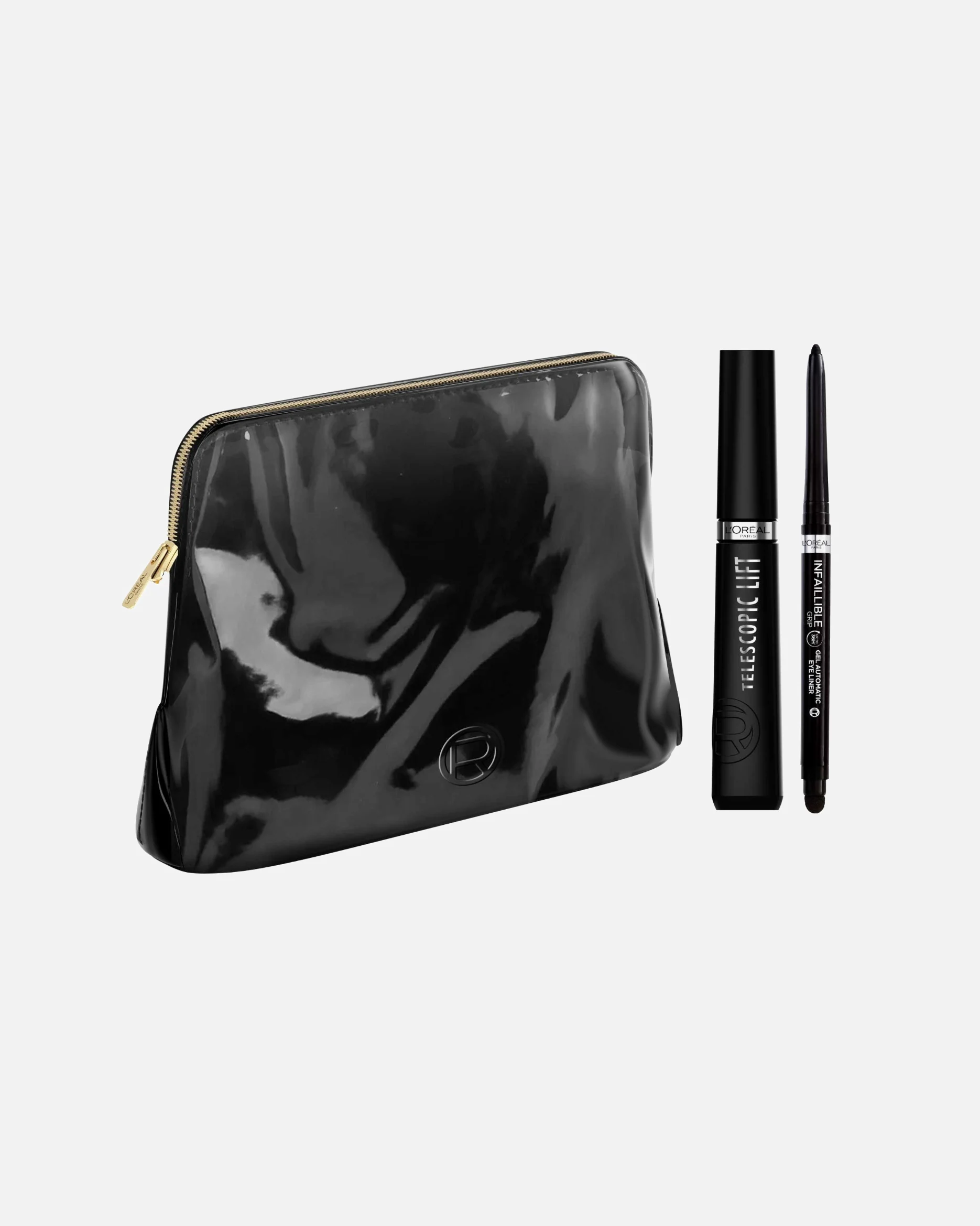 L’Oréal Paris Trousse Duo Mascara Telescopic Lift Noir + 36H Grip Liner
