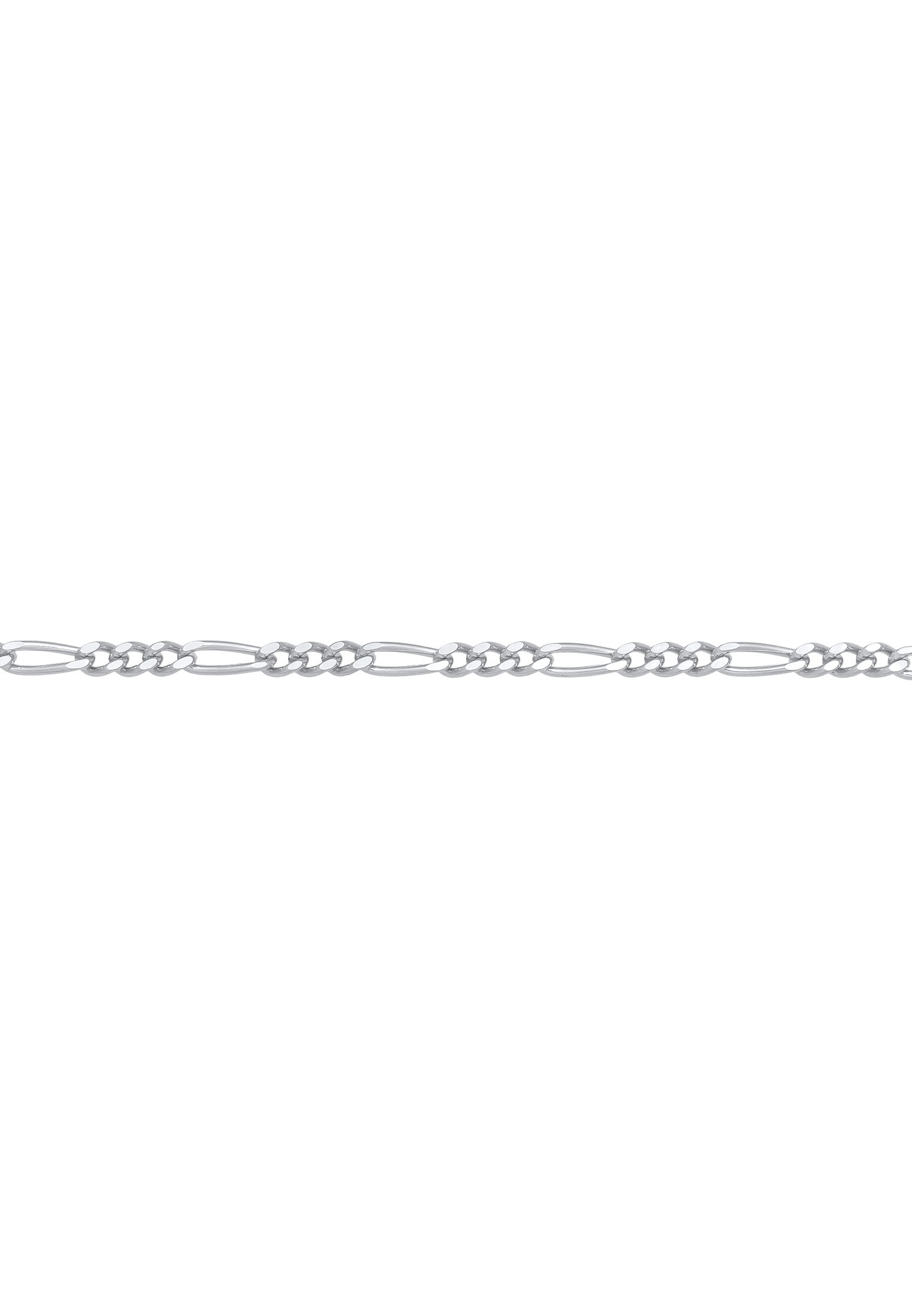 Elli PREMIUM Femme Choker Figaro Strong Basic Blogger en argent sterling 925