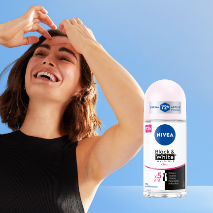Nivea ženski antiperspirant roll-on neviden 50 ml