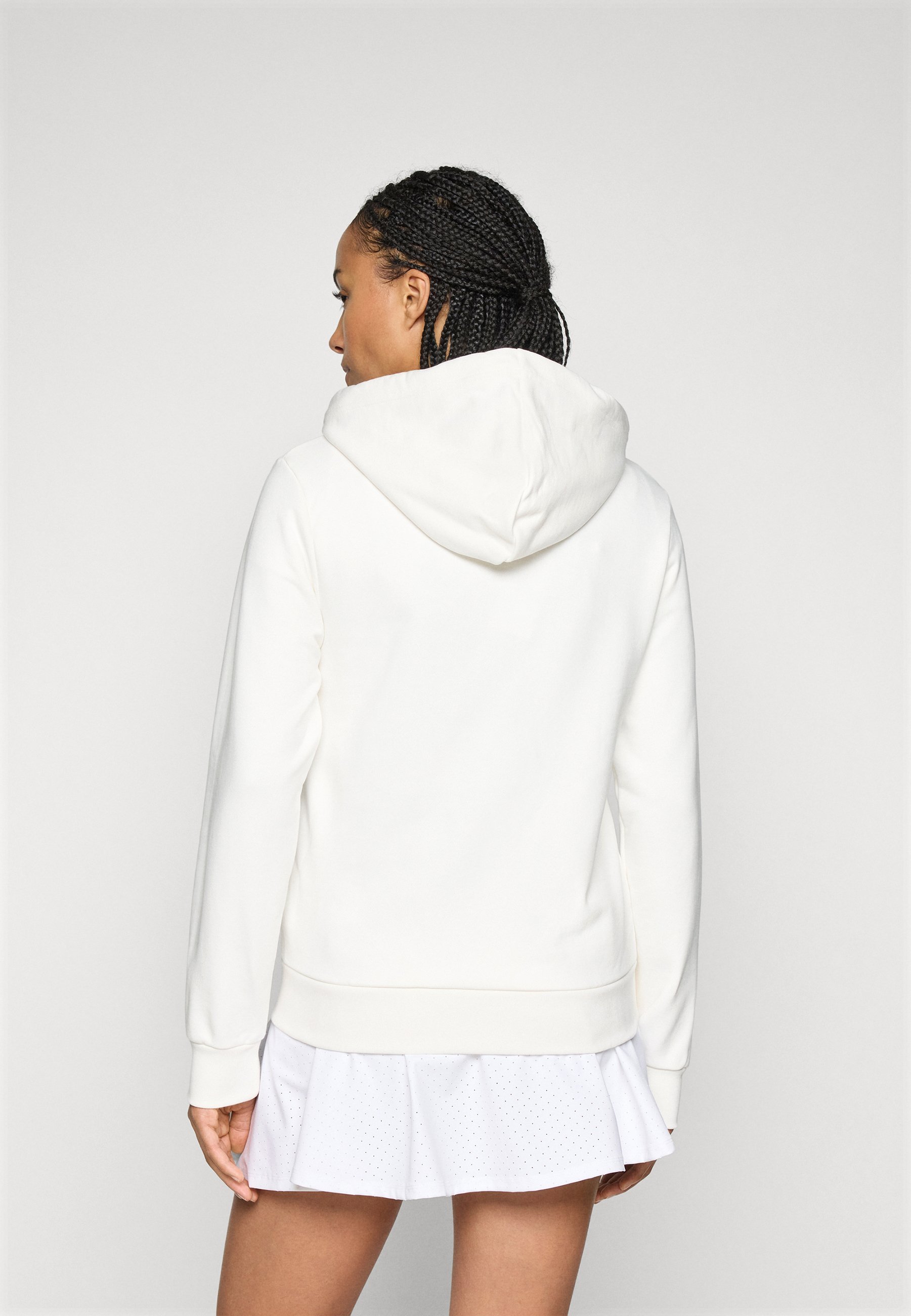 Mikina s kapucí - black/white Lacoste Sport