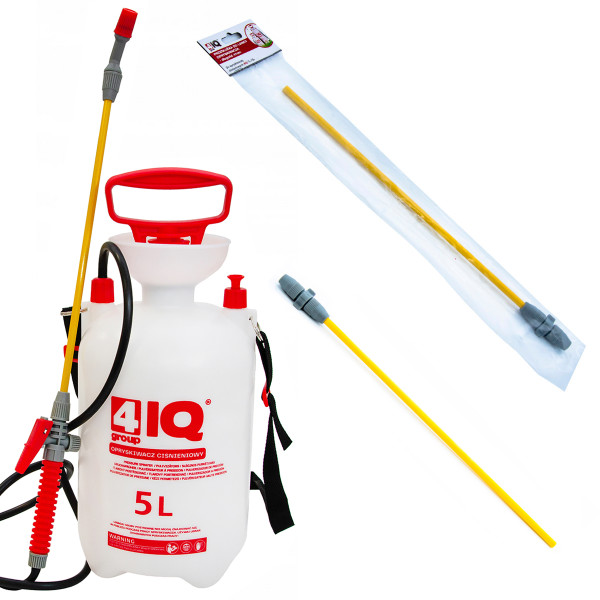 Opryskiwacz Ciśnieniowy Ogrodowy 5L   Przedłużka do Lancy 40 cm Spryskiwacz