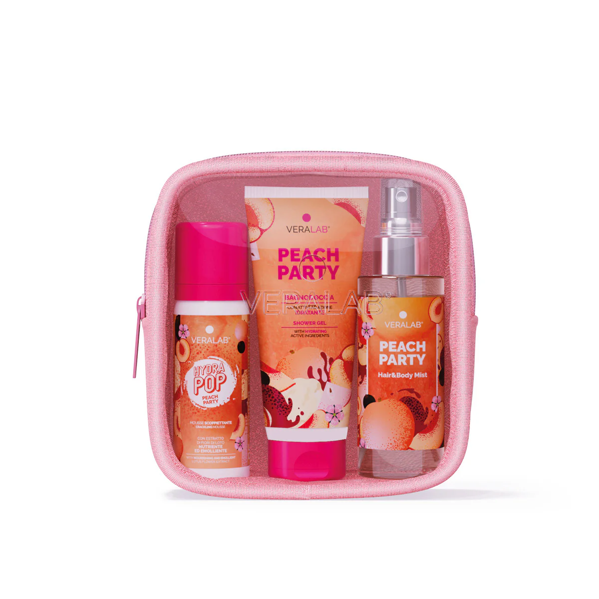 Kit Corpo Peach Party - Travel Ready Kit - Cofanetti Viso e Corpo