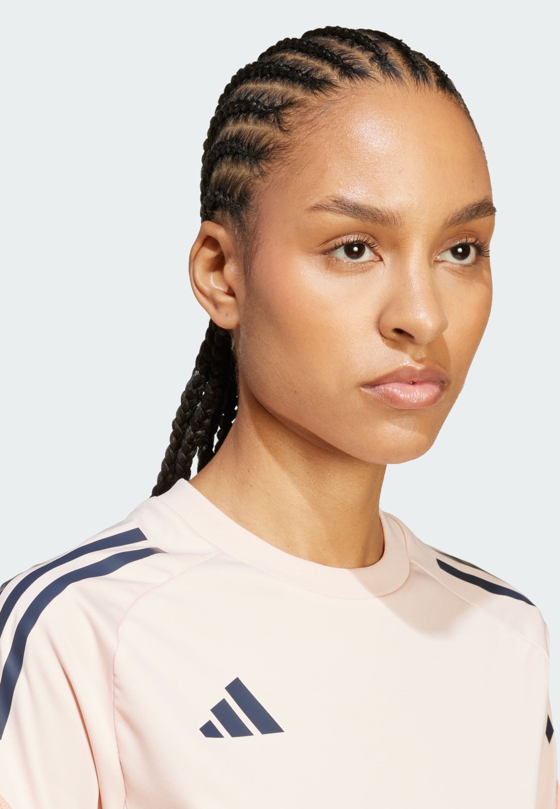 adidas Performance TIRO25C TRAINING - Sport-T-Shirt - Blush Pink