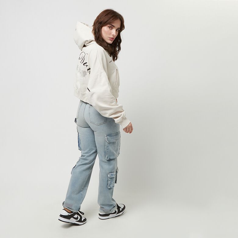 Vrena Oversized Cropped Hoodie