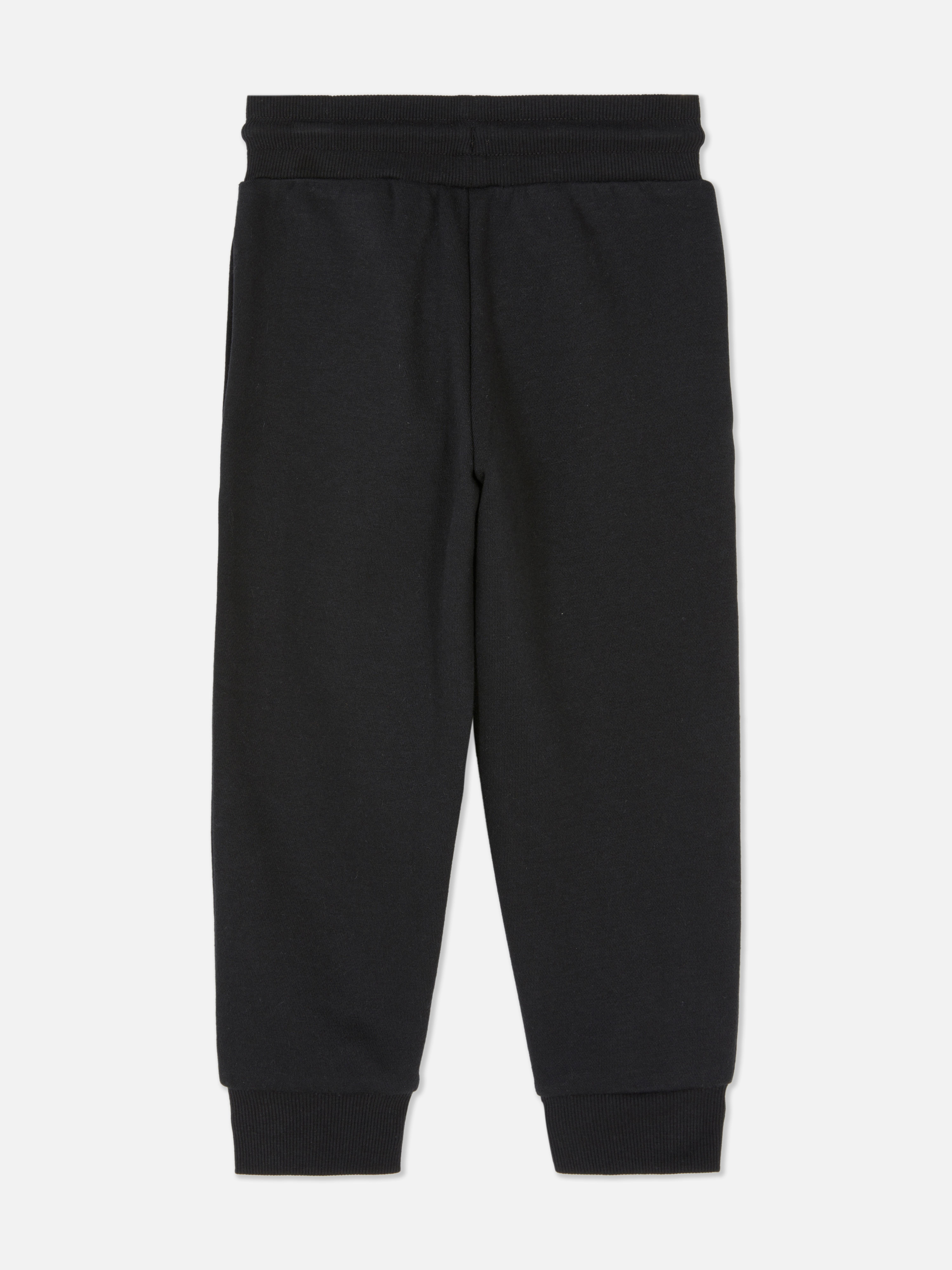 Pantaloni de jogging MARVEL Spider-Man Miles Morales cu bandă la talie cu șnur, buzunare laterale, manșete la gleznă și imprimeu Miles Morales