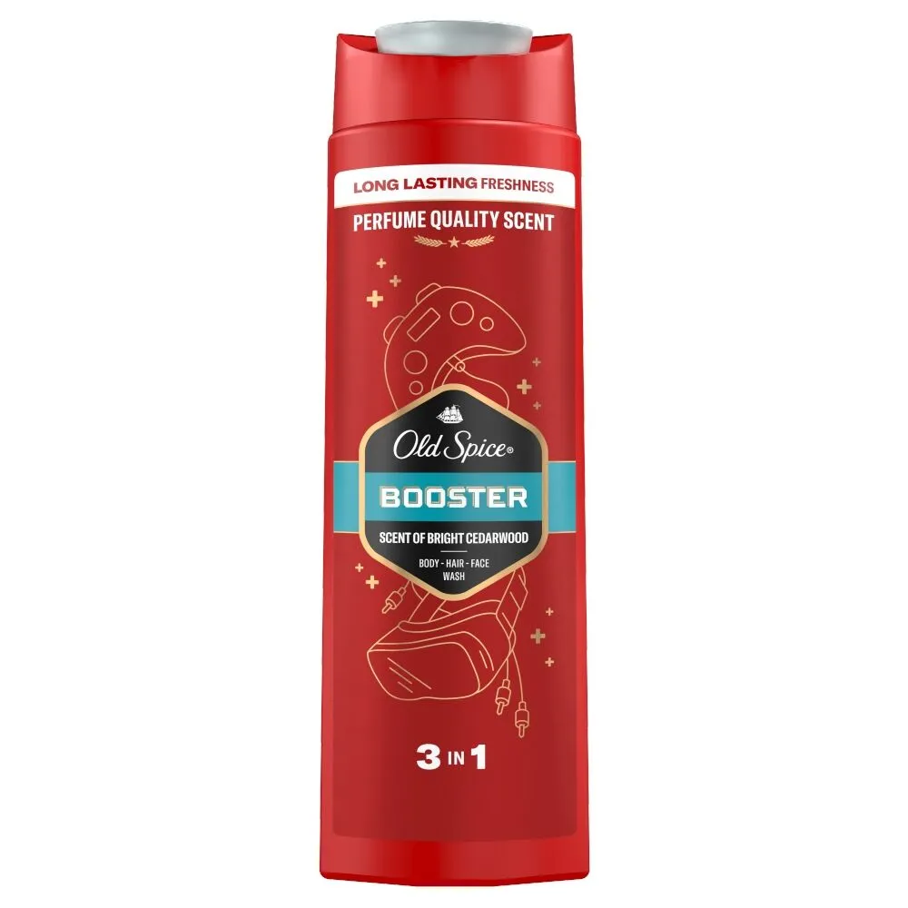Old Spice Żel pod prysznic i Szampon Booster