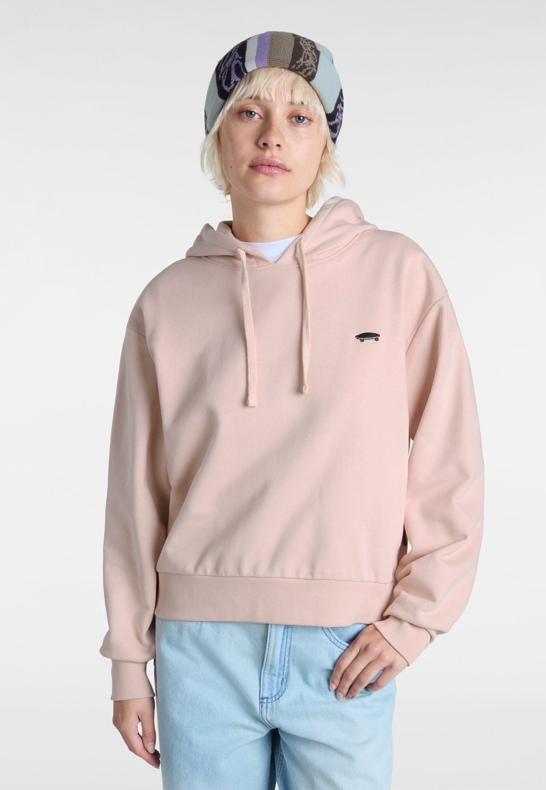 Felpa con cappuccio Vans SALTON RELAXED FIT - rosa seppia