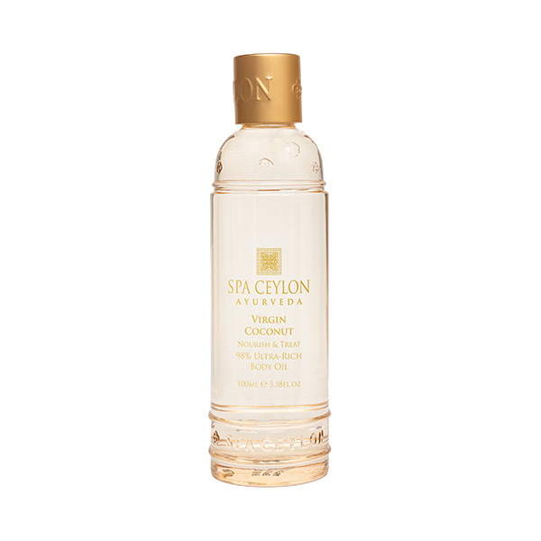 Ulei de corp ultra bogat SPA CEYLON cu nucă de cocos virgină, hrănitor și tratant 98%, 100 ml